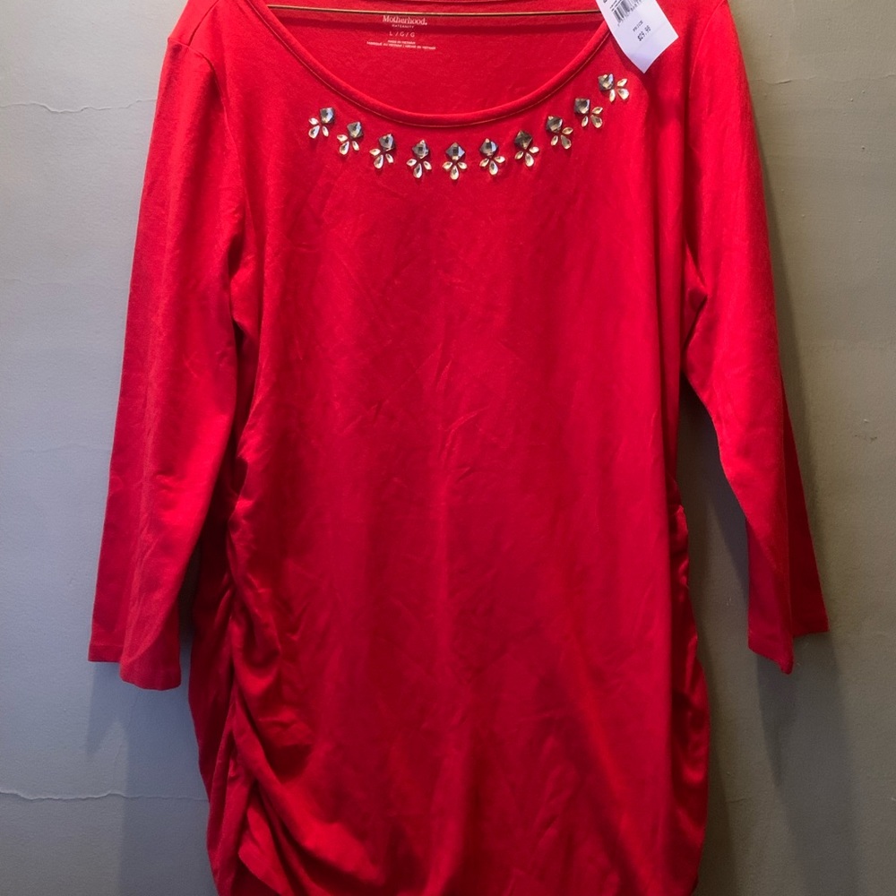 Maternity Blouse size L NWT